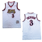 Philadelphia 76ers Iverson #3 NBA Jersey 1997/98 Mitchell & Ness - White - Classic