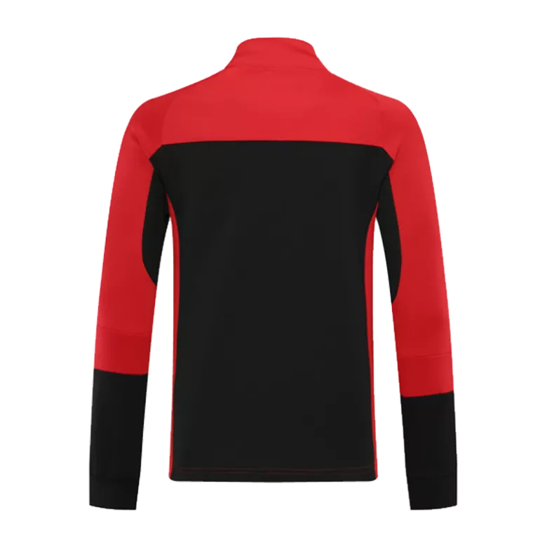 AC Milan Traning Jacket 2021/22 - Black-Red - gojersey