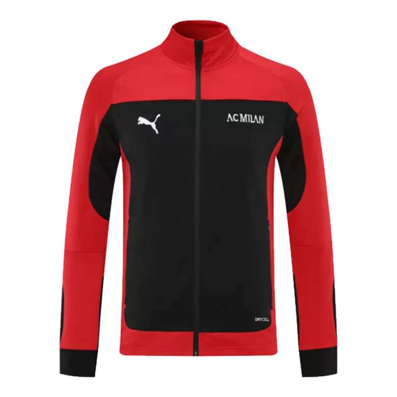 AC Milan Traning Jacket 2021/22 - Black-Red - gojersey