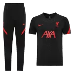 Liverpool Training Kit 2021/22 - Black (Jersey+Pants) - goaljerseys
