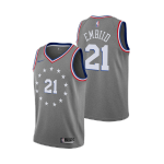Philadelphia 76ers Joel Embiid #21 NBA Jersey Swingman Nike - Gray - City