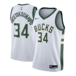 Milwaukee Bucks Giannis Antetokounmpo #34 NBA Jersey Swingman Nike - White - Association