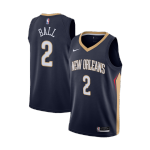 New Orleans Pelicans Lonzo Ball #2 NBA Jersey Swingman 2020/21 Nike - Navy - Icon