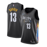 Brooklyn Nets Harden #13 NBA Jersey Swingman 2020/21 Nike - Black - City