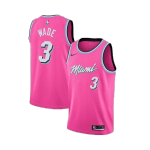 Miami Heat Dwyane Wade #3 NBA Jersey Swingman 2019/20 Nike - Pink - City