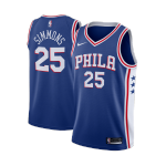 Philadelphia 76ers Ben Simmons #25 NBA Jersey Swingman Nike - Blue - Icon