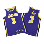 Los Angeles Lakers Anthony Davis #3 NBA Jersey Swingman Nike - Purple - Statement