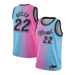 Miami Heat Jimmy Butler #22 NBA Jersey Swingman 2020/21 Nike - Blue&Pink - City