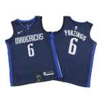 Dallas Mavericks Porzingis #6 NBA Jersey Swingman Nike - Navy - Statement