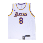 Los Angeles Lakers Kobe Bryant #8 NBA Jersey Swingman Nike - White - Association
