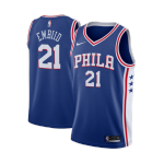 Philadelphia 76ers Joel Embiid #21 NBA Jersey Swingman Nike - Bule - Icon