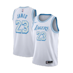 Los Angeles Lakers LeBron James #23 NBA Jersey Swingman 2020/21 Nike - White - City