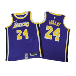 Los Angeles Lakers Kobe Bryant #24 NBA Jersey Swingman Nike - Purple - Statement