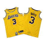 Los Angeles Lakers Anthony Davis #3 NBA Jersey Swingman 2018/19 Nike - Yellow - Icon