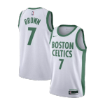 Boston Celtics Jaylen Brown #7 NBA Jersey Swingman 2020/21 Nike - White - City