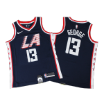 Los Angeles Clippers Paul George #13 NBA Jersey Swingman Nike - Blue - City