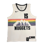 Denver Nuggets Nikola Jokic #15 NBA Jersey Swingman Nike - White - City