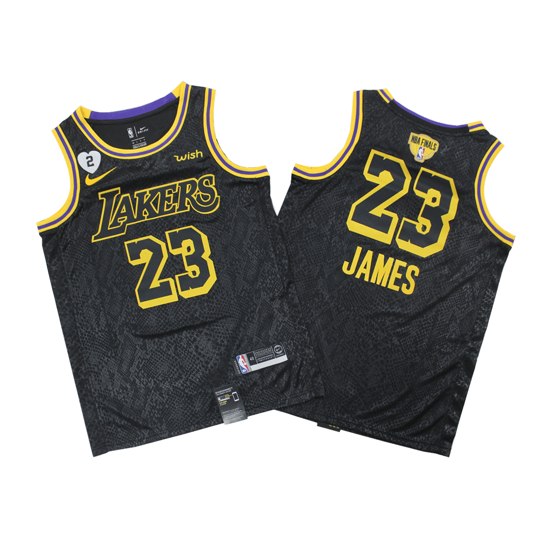 lakers lebron james jersey black