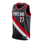 Portland Trail Blazers Jusuf Nurkic #27 NBA Jersey Swingman Nike - Black - Icon
