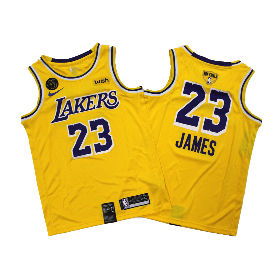 yellow lakers lebron jersey