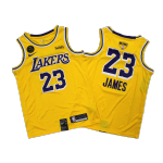 Los Angeles Lakers LeBron James #23 NBA Jersey Swingman 2020 Nike - Yellow