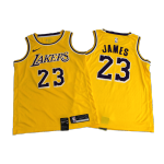 Los Angeles Lakers LeBron James #23 NBA Jersey Swingman Nike - Yellow