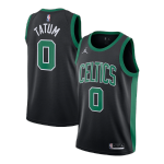 Boston Celtics Jayson Tatum #0 NBA Jersey Swingman Jordan - Black - Statement