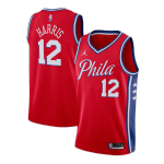 Philadelphia 76ers Harris #12 NBA Jersey Swingman 2020/21 Jordan - Red - Statement