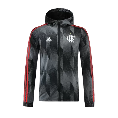 CR Flamengo Windbreaker 2021/22 - Black - gojersey