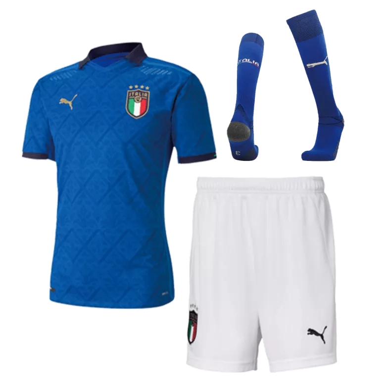Italy Home Jersey Kit 2020 Kids(Jersey+Shorts+Socks) - gojersey