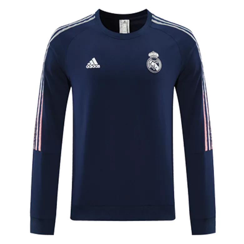 Real Madrid Round Neck Sweater 2021/22 - Navy - gojersey