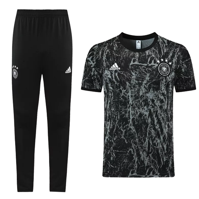 Germany Training Kit 2021/22 - Black (Jersey+Pants) - gojersey