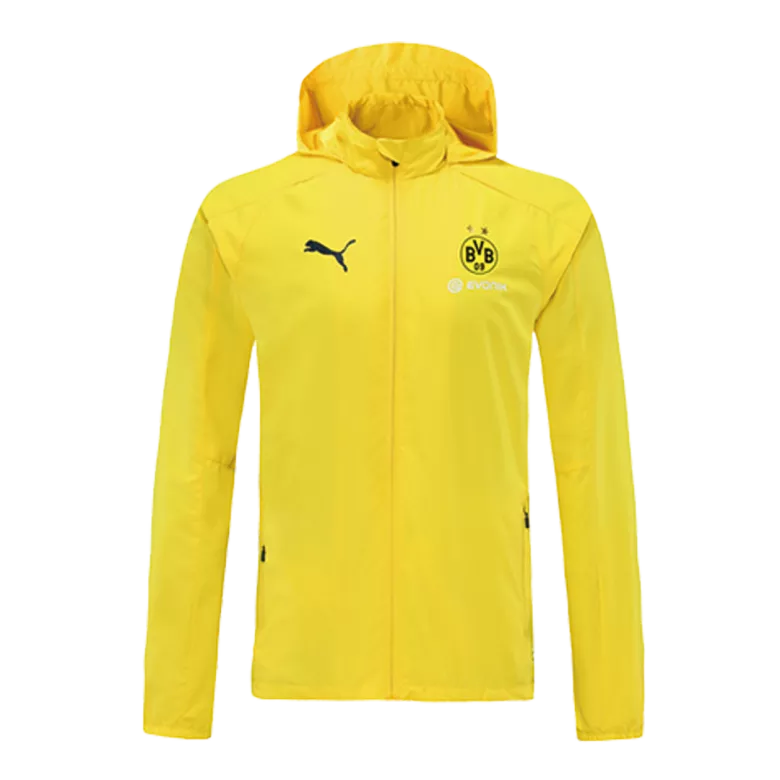Borussia Dortmund Hoodie Jacket 2021/22 Yellow - gojersey