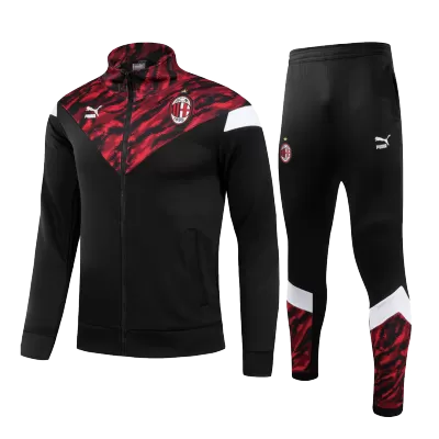 AC Milan Training Kit 2021/22 - Black&Red Kid (Top+Pants) - gojersey