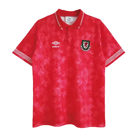 Wales Home Jersey Retro 1990/92 - gojerseys
