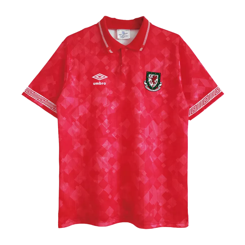 Wales Home Jersey Retro 1990/92 - gojersey