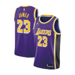 Los Angeles Lakers LeBron James #23 NBA Jersey Swingman 2020/21 - Jordan - Purple - Statement