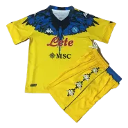 Napoli Maglia Gara Burlon GK Limited Edition Jersey Kit 2021 Kids(Jersey+Shorts) - goaljerseys