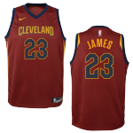 Cleveland Cavaliers Lebron James #23 NBA Jersey Swingman Nike Wine - Icon