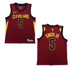 Cleveland Cavaliers JR Smith #5 NBA Jersey Swingman Nike Wine - Icon