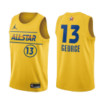 All Star Paul George #13 NBA Jersey 2021 Jordan Yellow