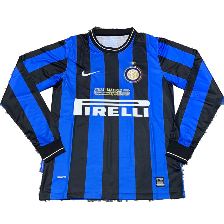 Inter Milan Home Jersey Retro 2010 - Long Sleeve - gojersey
