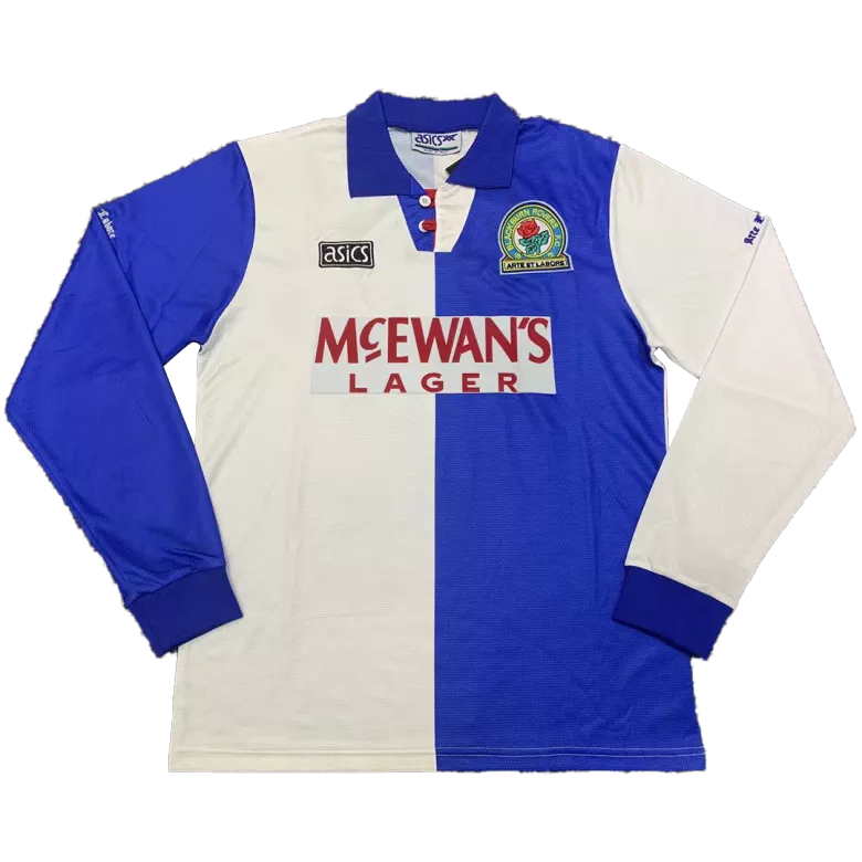 Blackburn Rovers Home Jersey Retro 1994/95 - Long Sleeve - gojersey