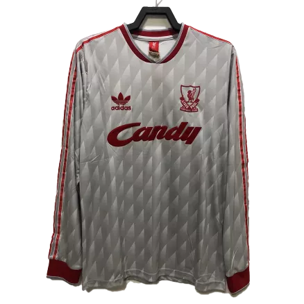 Liverpool Away Jersey Retro 1989 - Long Sleeve - gojerseys