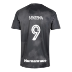 Real Madrid Benzema #9 Human Race Jersey - Black