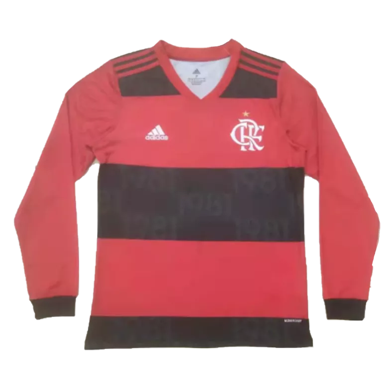 CR Flamengo Home Jersey 2021/22 - Long Sleeve - gojersey