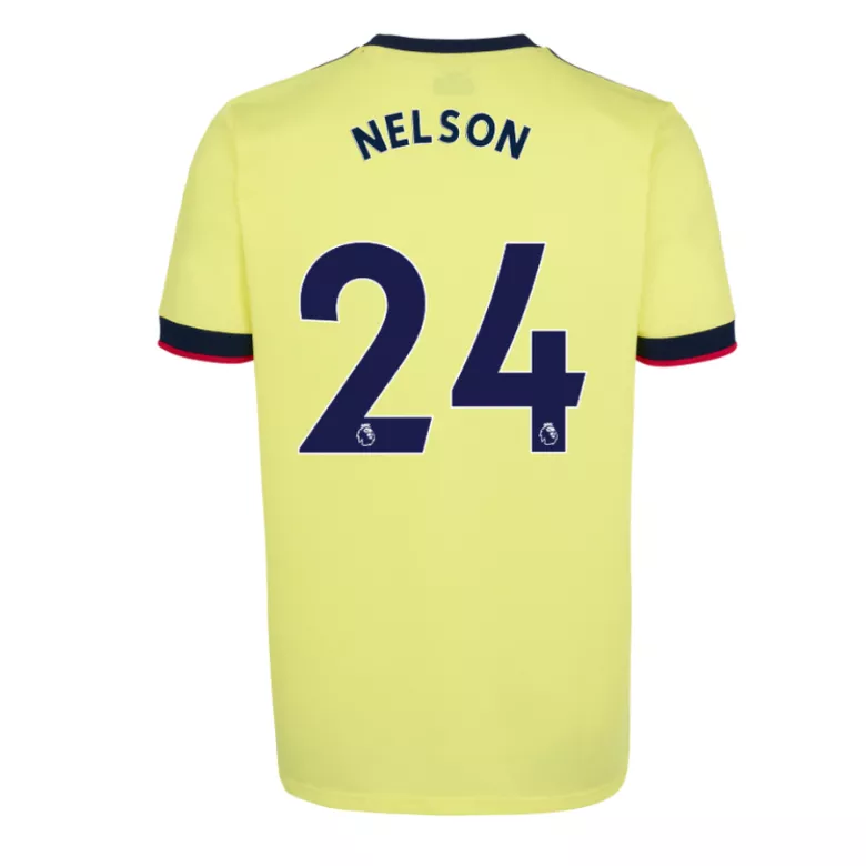 Arsenal NELSON #24 Away Jersey 2021/22 - gojersey