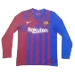 Barcelona Home Jersey 2021/22 - Long Sleeve - goaljerseys