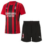 AC Milan Home Jersey Kit 2021/22 (Jersey+Shorts)