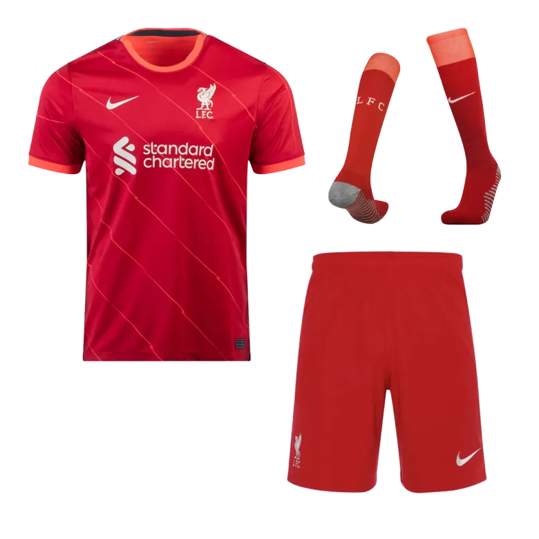 Liverpool Home Jersey Kit 2021/22(Jersey+Shorts+Socks) - gojersey